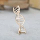 Брошь унисекс BROCHE бижутерия Медицина Анатомия ДНК золотистая BRBF111620 - изображение 3
