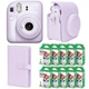 Подарочный набор Fujifilm Instax Mini 12 Lilac Purple: Камера + Чехол + Фотоальбом на 108 фото + Фотопленка 100 шт + Подарочная упаковка - изображение 1