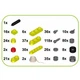 Дитячий конструктор Kiditec 1217 L-set Showcrane big Yellow 460 деталей (3893) - зображення 2