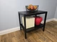 Стелаж (этажерка) 500х5200х360 мм WoodDecor из натурального дерева 2 полочки Черный - изображение 4