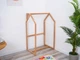 Домик-вешалка для одежды BUSY WOOD Натуральное дерево 50х70х110 см - изображение 8