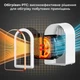 Тепловентилятор мини Supretto настольный электрический (9070) - изображение 7