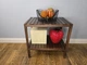 Стелаж (этажерка) 500х520х360 мм WoodDecor из натурального дерева 2 полочки Коричневый - изображение 2