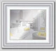 Зеркало настенное в раме Factura White glossy 52.5х52.5 см белый - изображение 1