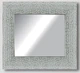 Зеркало настенное в раме Factura Silver сube 46.5х46.5 см серебро - изображение 4