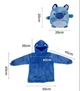 Детский плед худи с капюшоном и рукавами Huggle Pets Hoodie фиолетовый (80-140см от 3х до 12 лет) +Подушка-игрушка, толстовка детская - изображение 6