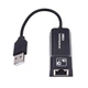 Мережевий адаптер перехідник PIX-LINK USB LAN SR9900 мережна карта Black (16158) - зображення 1