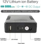 Резервный источник питания для роутеров, UPS на 12V TalentCell YB1206000-USB (Li-Ion) 66.6Wh - изображение 4