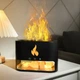 Лампа увлажнитель воздуха Aroma Diffuser 3в1 ультразвуковой с эффектом пламени со встроенными камнямии резервуаром для эфирного масла - изображение 2