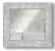 Зеркало настенное в раме Factura Textured silver 51х51 см серебро - изображение 1