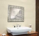 Зеркало настенное в раме Factura Steel textured 47х47 см сталь - изображение 1