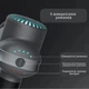 Портативный перкуссионный массажёр Booster Lightsaber Mini c кейсом в подарок. - изображение 6