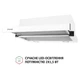 Витяжка Perfelli TL 6212 WH 700 LED - зображення 4