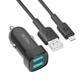 Авто Зарядное Устройство Ridea RCC-21212 Grand Type-C 2USB 2.4 A Цвет Черный - изображение 1