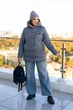 Женская куртка Lenato "Зимняя сказка" 56 графит - изображение 2