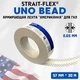 Стрічка Strait flex Uno-Bead американка 30m для зовнішнього прямого та неправильного угла композитна стрічка - зображення 3