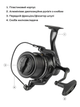 Катушка Brain Apex Carp Big Pit 8000 6+1BB 4.1:1 (1858-46-84) - изображение 7