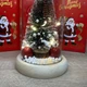 Новогодняя елка в стеклянной колбе christmas с Led подсветкой светодиодный ночник светильник рождественская елка на батарейках - изображение 3