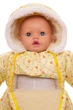 Комбинезон на меху для девочки Babykroha без логотипа с принтом Сердечек желтый 74 см (51935) - изображение 2