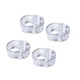 Силиконовый стоппер / ограничитель на дверную ручку Protección защита от повреждений стен и мебели, комплект 4 шт, прозрачный (94635919) - изображение 6