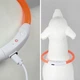 Светодиодный LED ошейник Lesko L-18 USB Orange S светящийся водоотталкивающий для собак и котов - изображение 3
