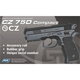 Пістолет страйкбольний ASG CZ 75D Compact Gas 6 мм - зображення 4