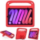 Чехол STR EVA с ручкой подставкой треугольник для Apple iPad mini 6 детский Red - изображение 2