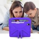 Чехол STR EVA с ручкой подставкой треугольник для Apple iPad mini 6 детский Purple - изображение 6