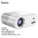 Бездротовий проектор Hoco DT2 (Android, 1280×720р, Wi-Fi, Bluetooth 5.0, AV, USB, HDMI, AUX, YouTube, Netflix, Disney+, VLC) – Біло-сірий - зображення 1