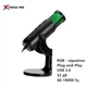 Игровой микрофон XTRIKE XMC-03 (RGB-подсветка, режим Plug-and-Play, USB 3.0, 1.5m, 32 дБ, 40-18000 Гц, для стрима) - Черный - изображение 1