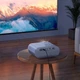 Бездротовий проектор Hoco DT2 (Android, 1280×720р, Wi-Fi, Bluetooth 5.0, AV, USB, HDMI, AUX, YouTube, Netflix, Disney+, VLC) – Біло-сірий - зображення 8
