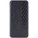 Противоударный кожаный чехол книжка GETMAN Cubic (PU) для Xiaomi Redmi 13 4G / Poco M6 4G Черный - изображение 1