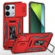 Ударопрочный чехол Camshield Army Ring для Xiaomi Poco X6 Pro Красный/Red - изображение 1