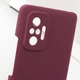 Чохол Silicone Cover Lakshmi Full Camera (AAA) Xiaomi Redmi Note 10 Pro / 10 Pro Max Бордовий / Plum Без бренду - зображення 4