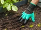 Рукавички з кігтями для роботи в саду та клумбі Garden Genie Glovers - зображення 3