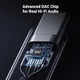 Переходник USB Type-C – 3,5 мм UGREEN CM720 Aux Dongle HiFi адаптер для наушников Black (25836) - изображение 5