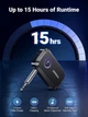 Адаптер Ugreen Bluetooth 5.3 Приемник Hi-Res 3.5мм minijack AUX-Type-C Кодеки AAC, SBC Стерео с Аккумулятором на 15 часов Два подключения одновременно Черный - изображение 4