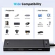 Концентратор 4 in 1 UGREEN CM806 10Gbps Adapter with 2xUSB-C 3.2 and 2xUSB-A 3.2 Black (35583) - изображение 2