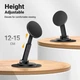 Магнитная подставка UGREEN LP862 для телефона Magsafe для iPhone 15 14 13 Pro Max Xiaomi Samsung Huawei Вращение на 360° Держатель для телефона алюминиевый Black (55998) - изображение 11