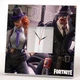 Часы "Игра Fortnite. Персонажи Фортнайт" подарок для фаната видеоигр, украшение дома, детской, спальни - изображение 1