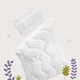 Набір ковдра дитяча з подушкою IDEIA Papaella — Comfort 100x135 + 40х60 білий - зображення 3