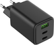 Ładowarka sieciowa alkaya 65W Wall Charger Triple Port Black (CR-50004) - obraz 2