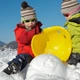 Дитяча спортивна іграшка Черепашка жовта пластикова 37 см / 19 см + мотузка - зображення 3