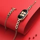 Ремінець металевий Mi Jobs Elegant Bracelet для Xiaomi Mi Band 8/9/10 Antique Gold + Red (mrk2975) - зображення 1