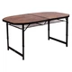 Туристичний стіл Bo-Camp Woodbine 150 x 80 см Коричневий (1404230) (DAS301532) - зображення 1