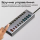 USB-C хаб 10-в-1 Promate Gegahub-5G Grey (gegahub-5g) - изображение 4