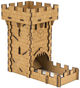 Wieża do kości Q-Workshop Dice Tower Medieval Średniowieczna 17 x 16 x 8 cm Jasno-brązowy (5907699491933) - obraz 1