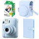 Подарочный набор камера мгновенной печати Fujifilm Instax Mini 12 Pastel Blue/Чехол/Фотоальбом (108 фото)/Фотобумага (20 снимков) + Подарочная упаковка - изображение 1