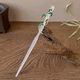 Заколка паличка Анна Ясеницька "Bamboo" біла, 18 см - зображення 2