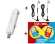 Мобильный 4G модем/роутер USB WI-FI 3G/4G LTE ZTE MF79U + 2 Наружные выносные всенаправленные 3G/4G LTE антенны(36см) 7 dBi 700-2700 MHz с магнитной основой + Подарок - симкарта для интернета - изображение 1